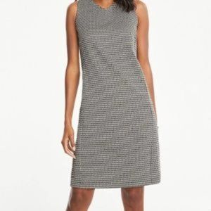 NEW Ann Taylor Petite Geo Jacquard Shift Dress